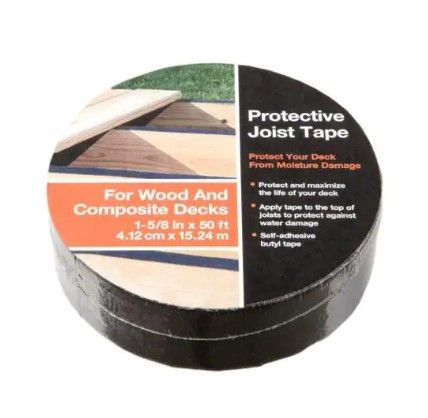 Photo 1 of 2PACK - 1-5/8 in. x 50 ft. Butyl Joist Tape