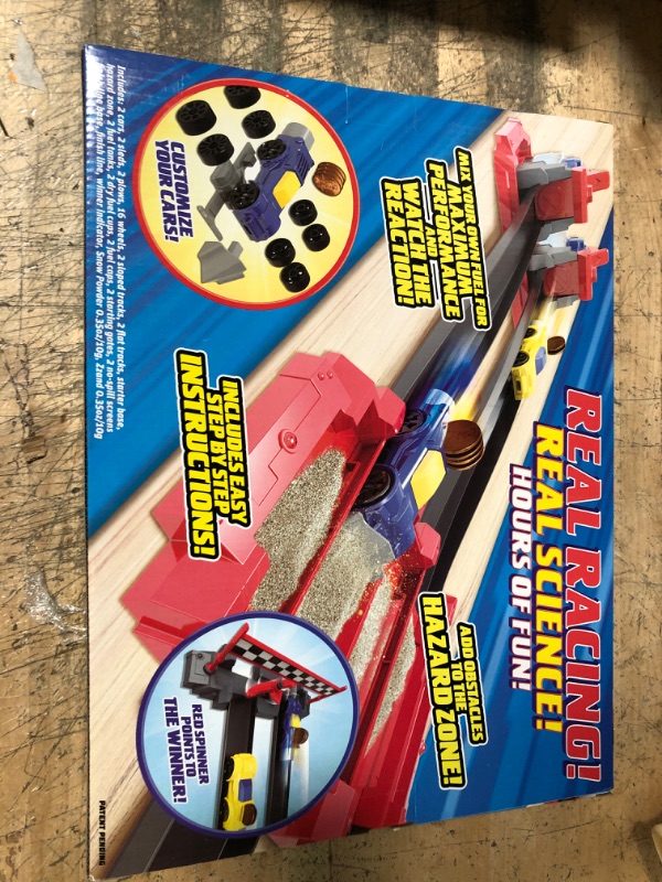 Photo 2 of Be Amazing! Toys Science to The Max DIY Rocket Race Car Science Experiment for Kids & Teens - STEM Chemistry Kit for Boys and Girls - Make Your Own Water Race Rocket with Race Track for Ages 8+