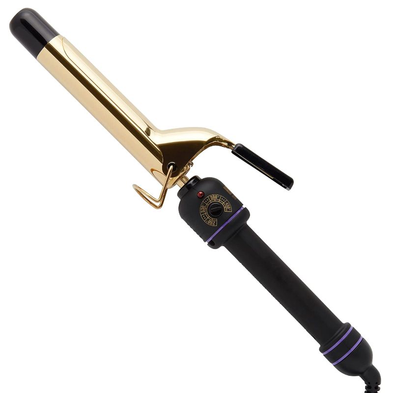 Photo 1 of Hot Tools Pro Signature 24K Gold Curling Iron/Wand | Long-Lasting, Defined Curls, (1 in)