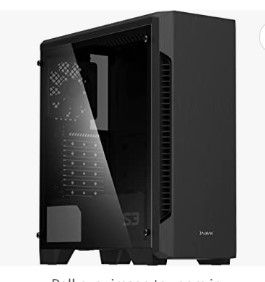 Photo 1 of Zalman S3 ATX Mid Tower Computer Case w/ Tempered Glass Side Panels & 3X Pre-Installed 120mm Fans for Desktop Workstations Gaming Maximum Airflow - (Tempered Glass - 3 Fans),S3 TG