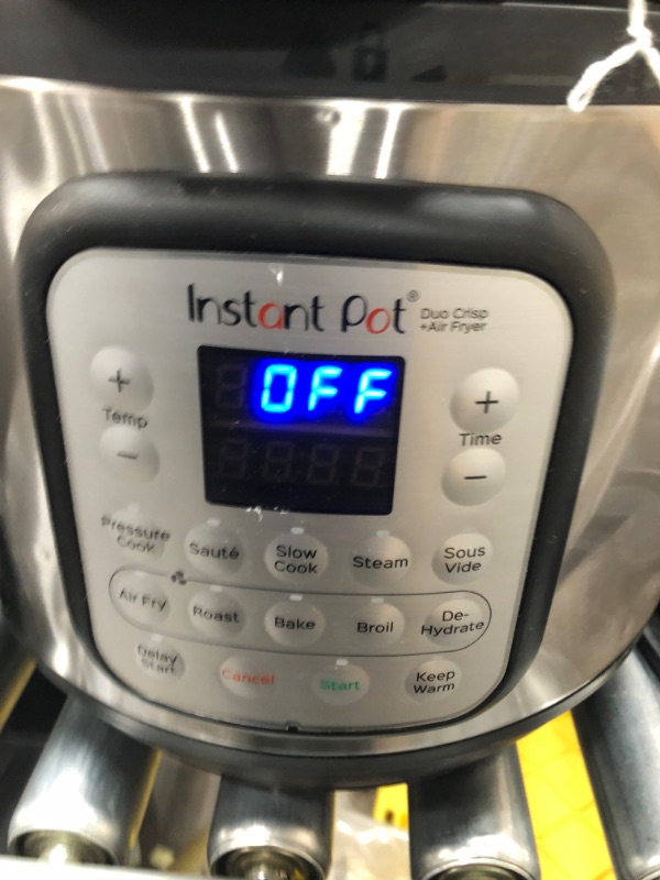 Photo 3 of Instant Pot Duo Crisp 11-in-1 Air Fryer and Electric Pressure Cooker Combo with Multicooker Lids that Air Fries, Steams, Slow Cooks, Sautés, Dehydrates and More, Free App With 1900 Recipes, 8 Quart