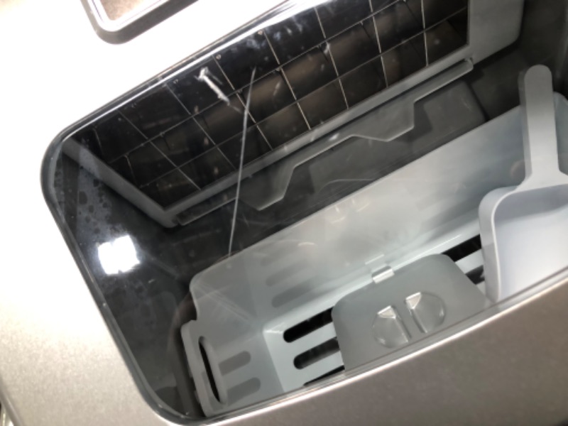Photo 1 of FRIGIDAIRE EFIC452-SS 40 Lbs Extra Large Clear Maker, Stainless Steel, Makes Square Ice