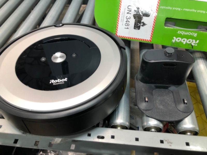 Photo 2 of iRobot Roomba E5 (5150) Robot Vacuum - Wi-Fi Connected, Compatible with Alexa, Ideal for Pet Hair, Carpets, Hard, Self-Charging Robotic Vacuum, Black