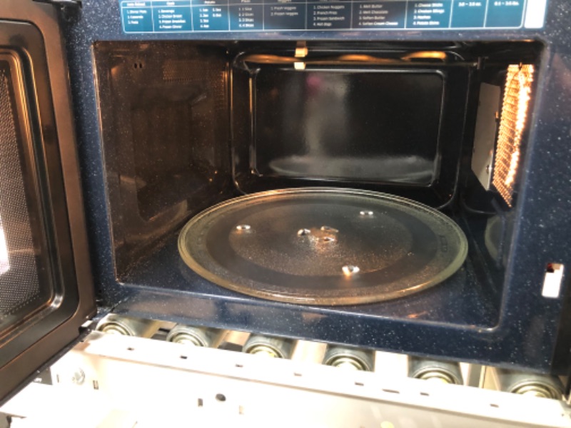 Photo 1 of Samsung Electronics MG11H2020CT Countertop Grill Microwave, 1.1 cu. ft, Black with Mirror Finish