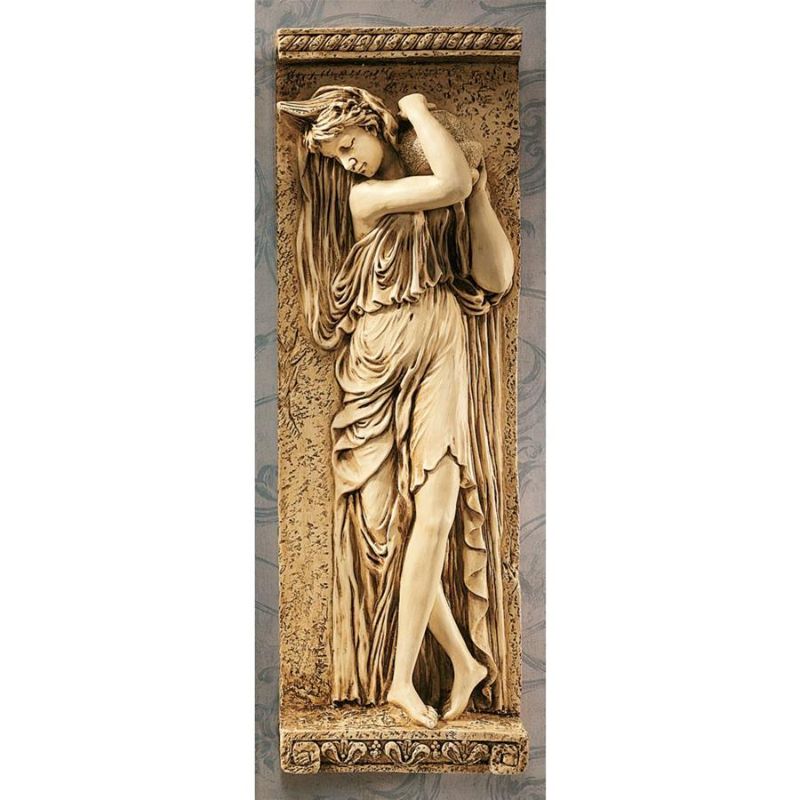 Photo 1 of **DIFFERENT COLOR**
design Toscano Water Maidens: Seine 22-Inch x 7-Inch Resin Wall Frieze in Stone