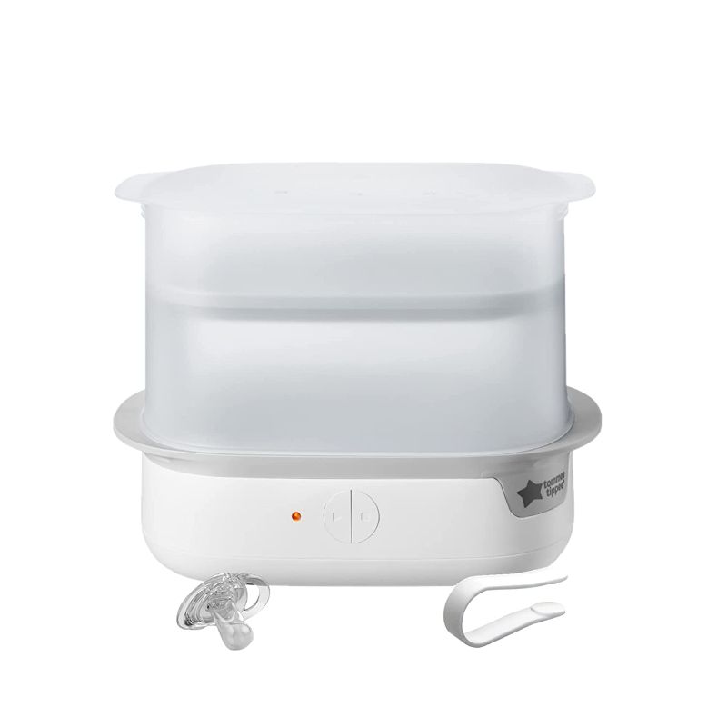 Photo 1 of Tommee Tippee Advanced Steam Electric Sterilizer for Baby Bottles, Kills Viruses* and 99.9% of Bacteria, 5-Minute Sterilization Cycle