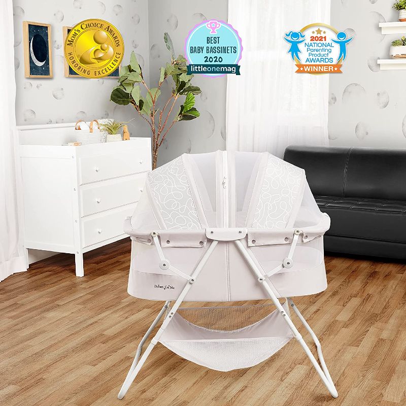 Photo 4 of Dream On Me Karley Bassinet in Cool Grey
