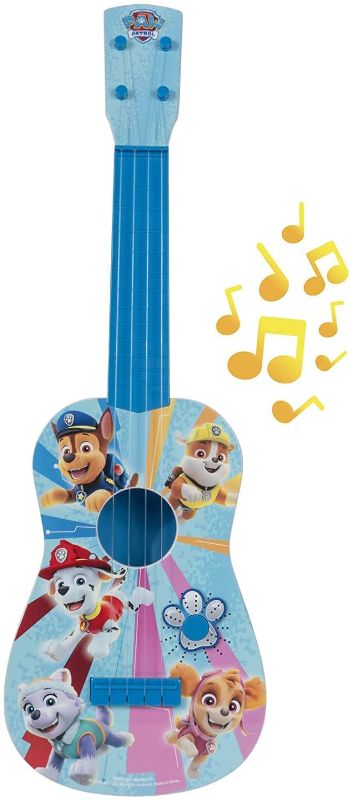 Photo 1 of First Act Paw Patrol Musical Guitar, 23.5” - Plays Paw Patrol Theme Song - Musical Instruments for Toddlers and Preschoolers - for Kids 3 and Up - Easy to Hold Guitar - Ready to Play
