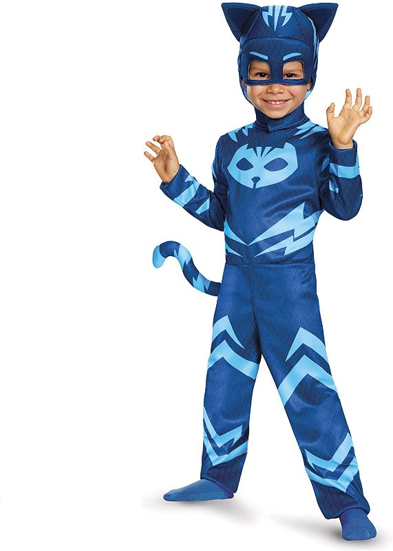 Photo 1 of Catboy Classic Toddler PJ Masks Costume, Medium/3T-4T, Blue