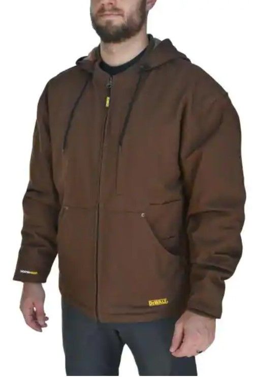 Photo 1 of DEWALT
Men's XXLarge Heavy Duty 20-Volt MAX XR Lithium-Ion Tobacco Jacket Kit with 2.0 Ah Battery and Charger