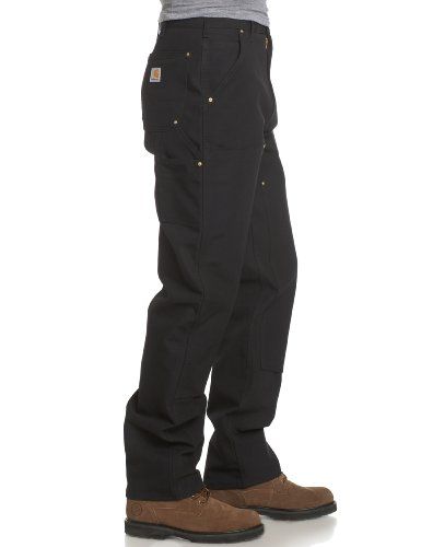 Photo 1 of Carhartt B01 Black Mens Firm Duck Double Front Dungaree 36X32
