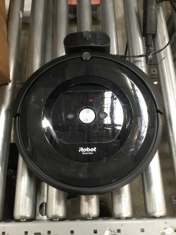 Photo 2 of iRobot Roomba E5 (5150) Robot Vacuum - Wi-Fi Connected, Compatible with Alexa, Ideal for Pet Hair, Carpets, Hard, Self-Charging Robotic Vacuum, Black