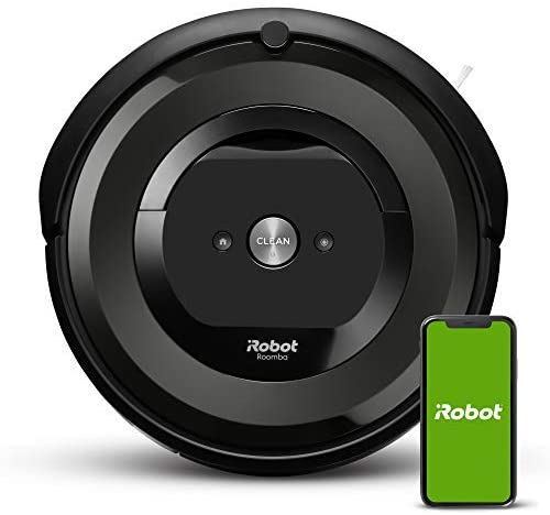 Photo 1 of iRobot Roomba E5 (5150) Robot Vacuum - Wi-Fi Connected, Compatible with Alexa, Ideal for Pet Hair, Carpets, Hard, Self-Charging Robotic Vacuum, Black