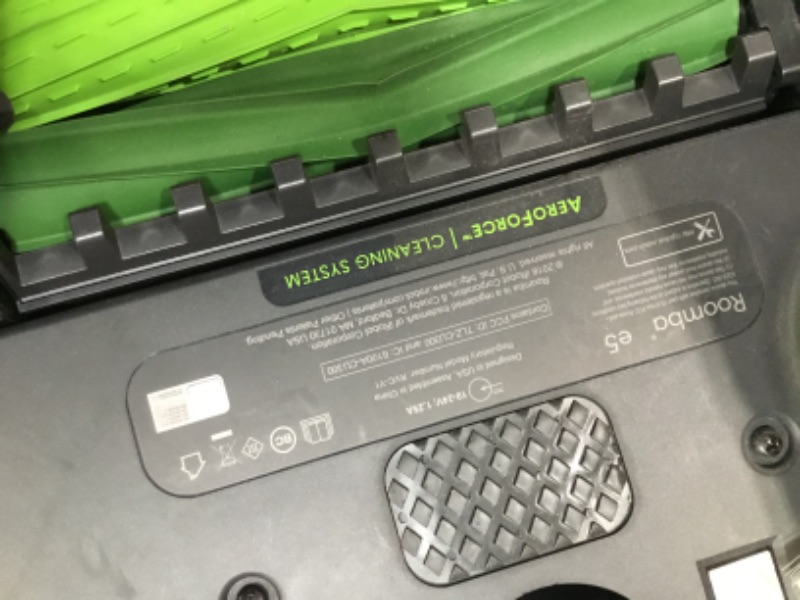 Photo 1 of iRobot Roomba E5 (5150) Robot Vacuum - Wi-Fi Connected, Compatible with Alexa, Ideal for Pet Hair, Carpets, Hard, Self-Charging Robotic Vacuum, Black