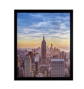 Photo 1 of 13x17 Modern GREY Picture Frame, 1 inch Border
