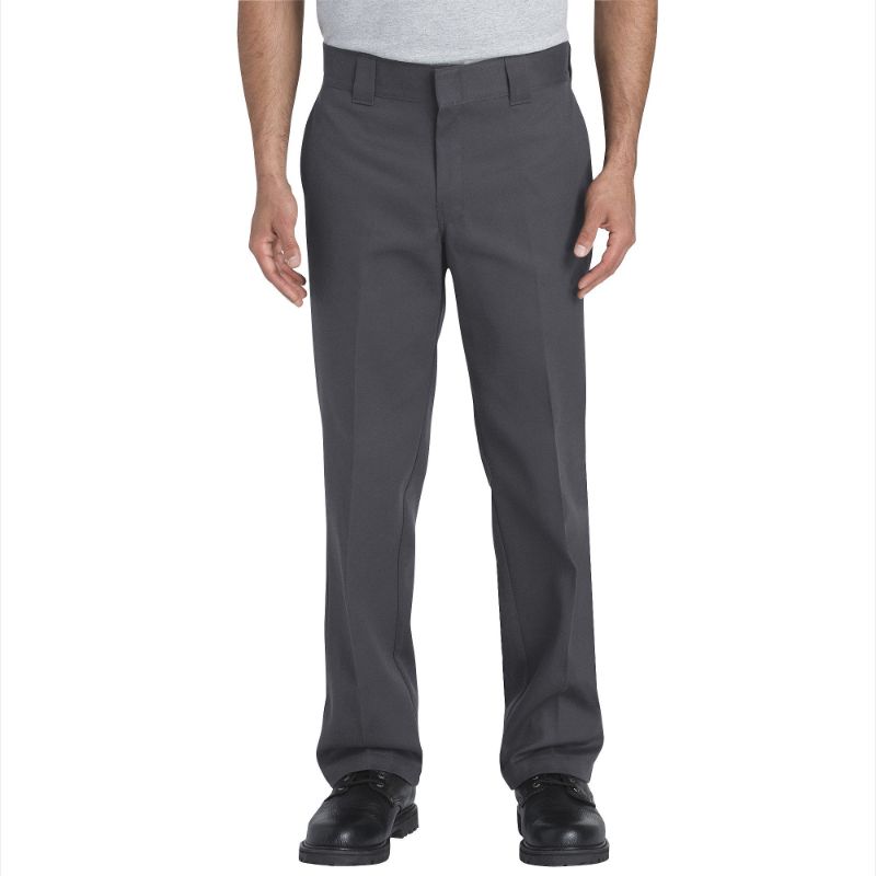 Photo 1 of Dickies Men's Flex Slim Fit Straight Leg Work Pants - Charcoal Gray Size 30 (873F)
