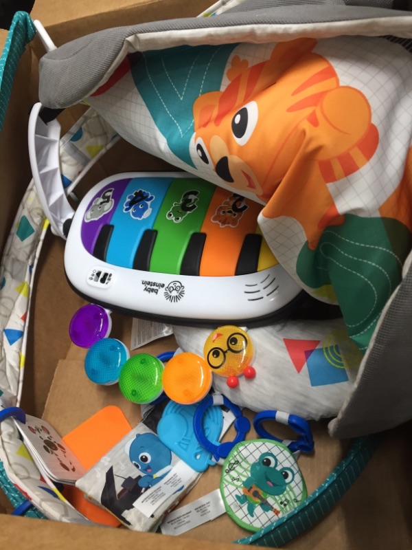 Photo 2 of Baby Einstein 4-in-1 Kickin' Tunes Music and Language Play Gym and Piano Tummy Time Activity Mat
