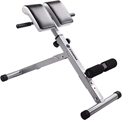 Photo 1 of ***PARTS ONLY***Stamina Hyperextension Bench - Smart Workout App, No Subscription Required - Adjustable and Foldable for Abs and Lower Back 39 x 25.5 x 33.25 inches

