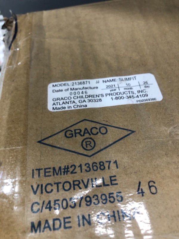 Photo 1 of Graco Slimfit 3 in 1 Car Seat | Slim & Comfy Design Saves Space in Your Back Seat, Redmond
21.5 x 19.9 x 25.5 inches
