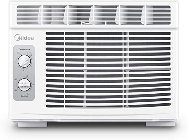 Photo 1 of Midea 5,000 BTU EasyCool Window Air Conditioner and Fan - Cool up to 150 Sq. Ft. with Easy to Use Mechanical Control and Reusable Filter 15.98 x 15.35 x 12.05 inches

