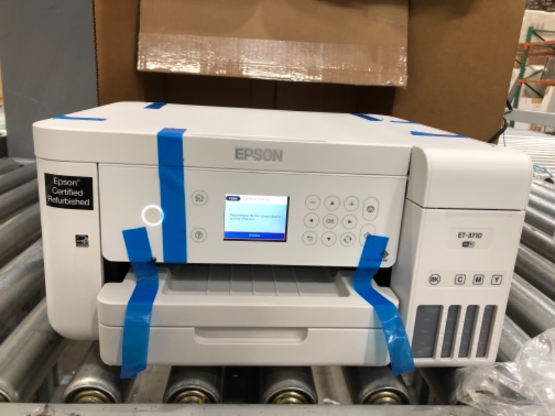 Photo 1 of USED: EcoTank ET-3710 All-in-One Cartridge-Free Supertank Printer
