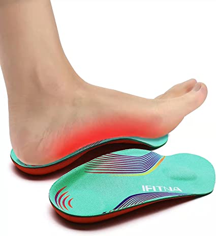 Photo 1 of 3/4 Orthotics Shoe Insoles High Arch Supports Shoe Insoles for Plantar Fasciitis, Flat Feet, Over-Pronation, Relief Heel Spur Pain 8" 
