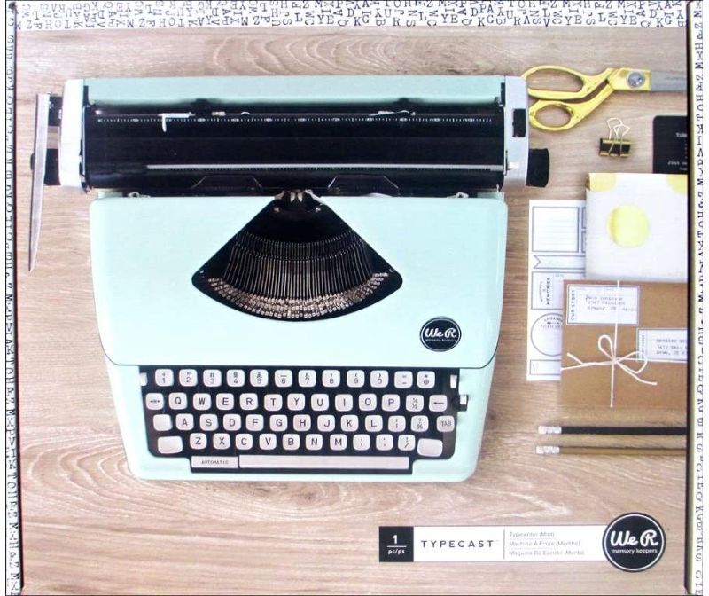 Photo 1 of ***PARTS ONLY*** Typecast Retro Typewriter by We R Memory Keepers | Mint 49.5 x 19.8 x 39.6 cm
