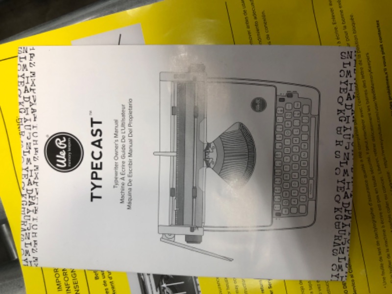 Photo 2 of ***PARTS ONLY*** Typecast Retro Typewriter by We R Memory Keepers | Mint 49.5 x 19.8 x 39.6 cm
