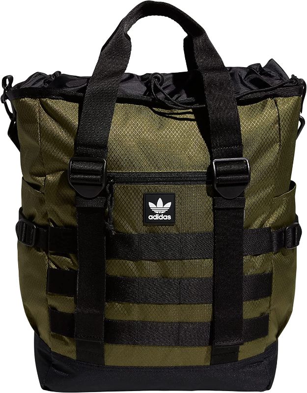 Photo 1 of adidas Originals Utility Carryall Tote, Focus Olive, One Size
