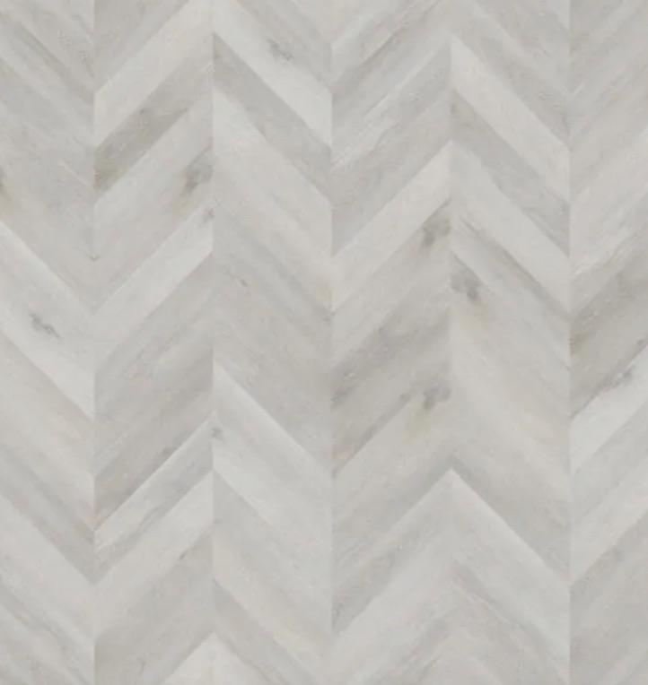 Photo 1 of 22 CASES Champagne Beach Wood 12.01 in. W x 28.28 in. L Click Lock Chevron Luxury Vinyl Plank Flooring (18.87 sq. ft.)