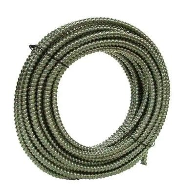 Photo 1 of 3/4 in. x 25 ft. Galflex RWS Metallic Armored Steel Flexible Conduit
