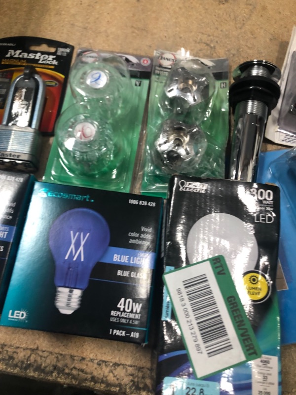 Photo 2 of 10-item bundle
HOME DEPOT MISCELLANEOUS LED BULBS AND PLUMBING SUPPLIES