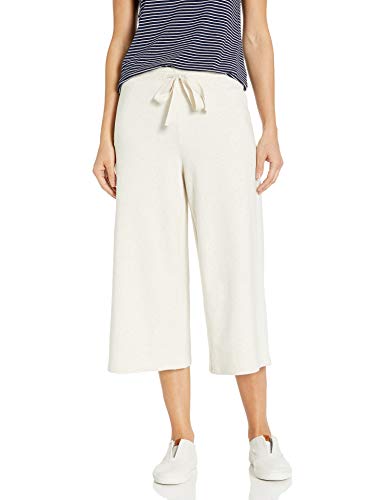 Photo 1 of Amazon Brand - Daily Ritual Women's Terry Cotton and Modal Culotte Pant, Whitecap Grey Heather, X-Small
