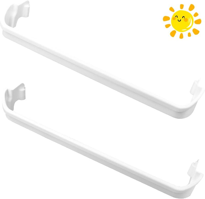 Photo 1 of [UPGRADE] 240534701 & 240534901 Refrigerator Door Shelf Bar Rail, Fit for frigidaire kenmore, Door Shelf Retainer Bar, Figure 5,6,7 Lists the Compatible Models.
