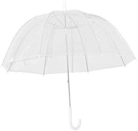 Photo 1 of Home-X - Clear Bubble Umbrella, Durable Wind-Resistant Umbrella with Sturdy Bubble Design that Won’t Flip Inside Out, For Men and Women of All Ages
