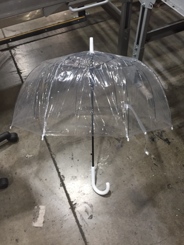 Photo 2 of Home-X - Clear Bubble Umbrella, Durable Wind-Resistant Umbrella with Sturdy Bubble Design that Won’t Flip Inside Out, For Men and Women of All Ages
