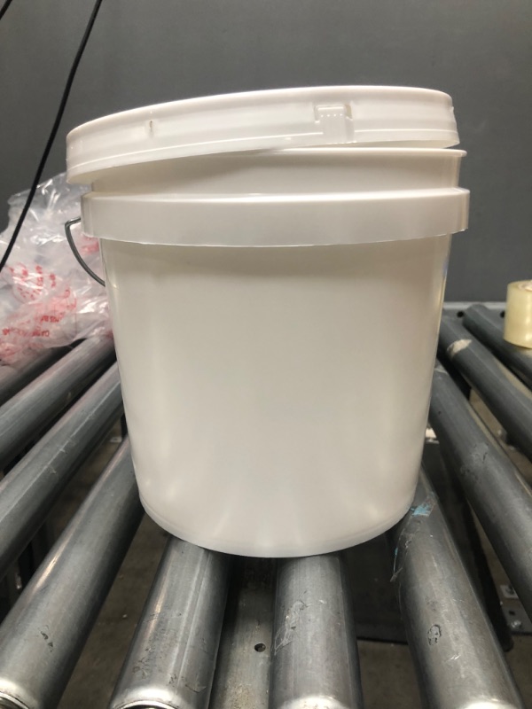 Photo 1 of 2 Gallon Plastic Fermenter w/ drilled lid