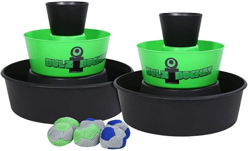 Photo 1 of BULZiBUCKET Beach, Tailgate, Camping, Yard Game Indoor/Outdoor by Water Sports, Perfect for Family Game Night, Outdoor Games, Green/Black
