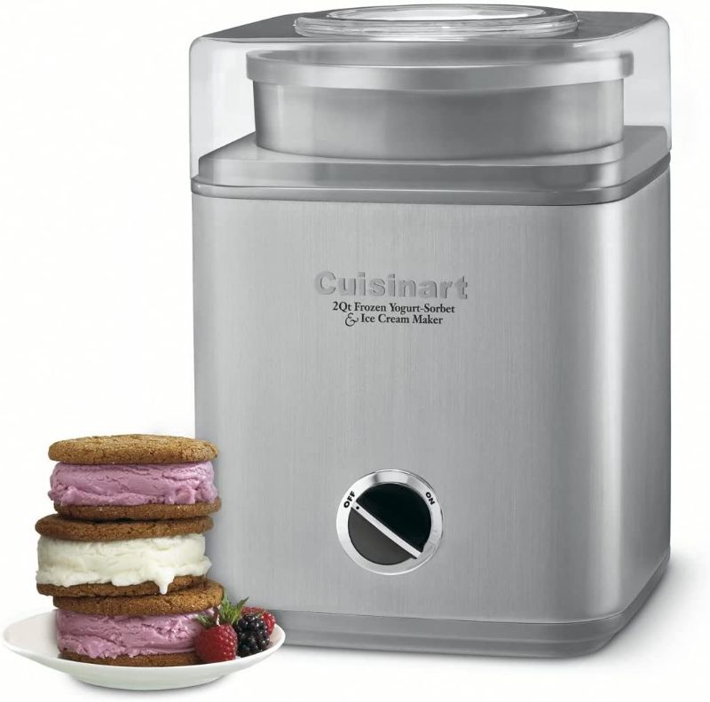 Photo 1 of Cuisinart ICE30BC Ice Cream Maker, 2-Qt, Silver
