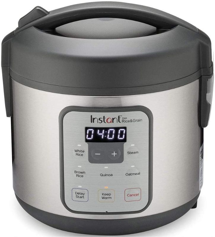 Photo 1 of Instant Pot Zest 8 Cup One Touch Rice Cooker, Steamer, Cooks Rice, Grains, Quinoa and Oatmeal, No Pressure Cooking Functionality
