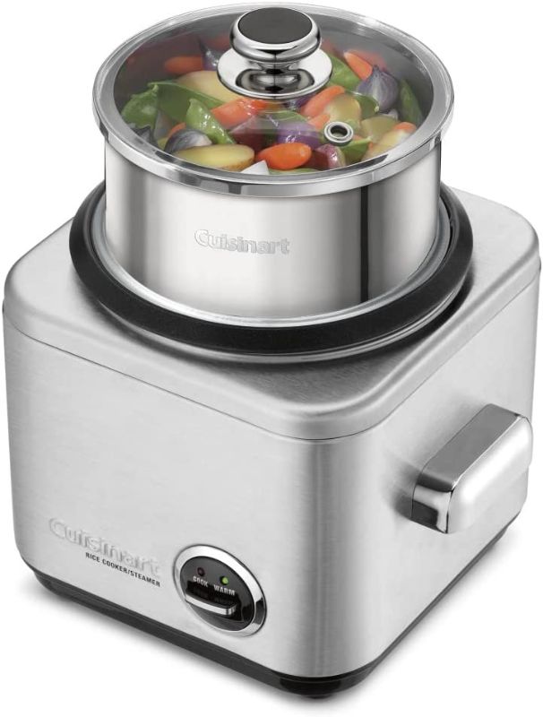 Photo 1 of Cuisinart CRC-400 4 Cup Rice Cooker, Stainless Steel Exterior
