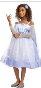 Photo 1 of Disney Frozen Elsa Pretend Play Dress Up Light Up Halloween Costume Size  4-6X