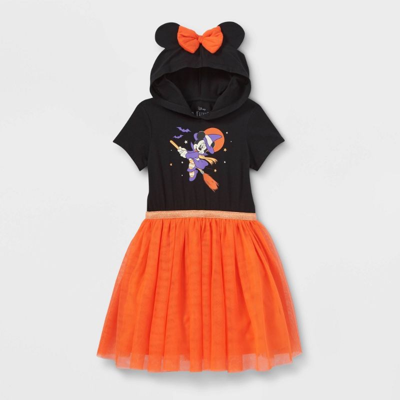 Photo 1 of Girls' Minnie Mouse Halloween Hooded Tutu Dress XL 14/16
