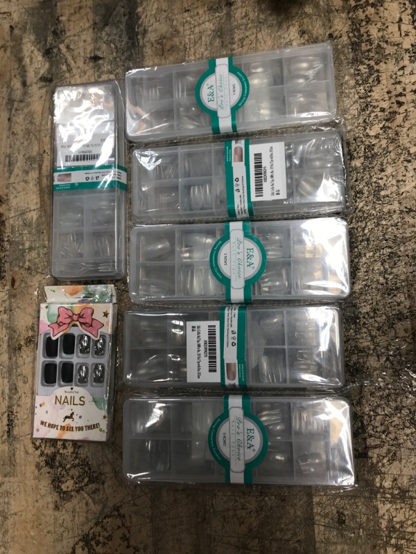 Photo 1 of 7 ITEMS Coffin Nail Tips, 100Pcs BUNDLE