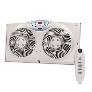 Photo 1 of Bionaire Window Fan with Twin 8.5-Inch Reversible Airflow 2 Blades, White
DOES NOT WORK*
