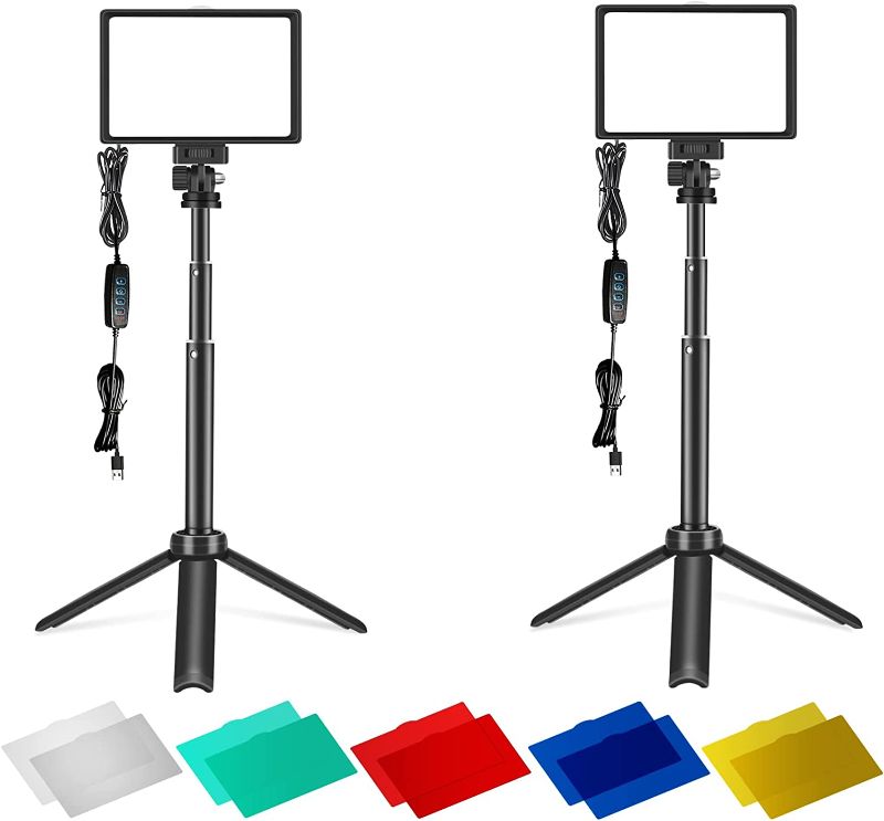 Photo 1 of Photograph Lighting 2 Packs 120 LED Light Kits for Shooting Streaming Professional, Studio Lights for Video Recording Videos Camera & Photo YouTube Stream Cameras and Video Panel Equipment Portable
**LIKE NEW**