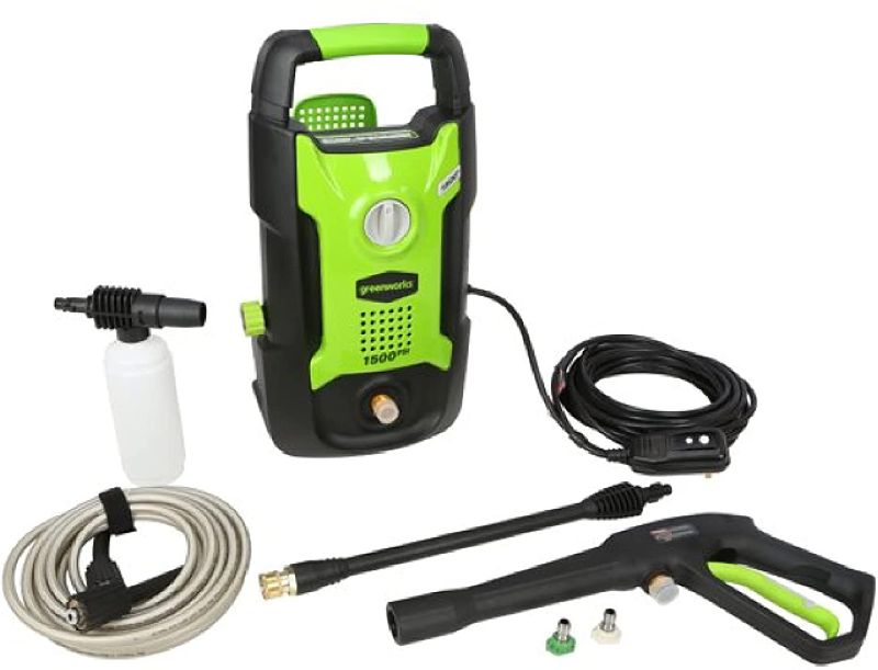 Photo 1 of ** ONLY HAS WHAT IS SHOWEN IN THE PHOTOS**

Greenworks 1600 PSI 13 Amp 1.2 GPM Pressure Washer GPW1602
