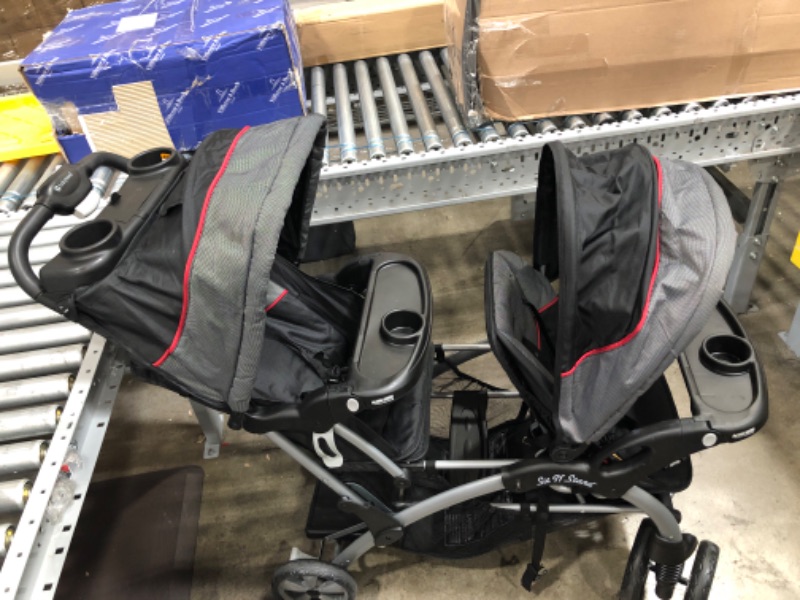 Photo 3 of Baby Trend Double Sit N Stand Stroller, Millennium
Recommended Use: Front/Back Seat: Sit upright unassisted ~ 40 lbs or 40" ; Jump Seat/Platform: 2 1/2 years ~ 40 lbs
