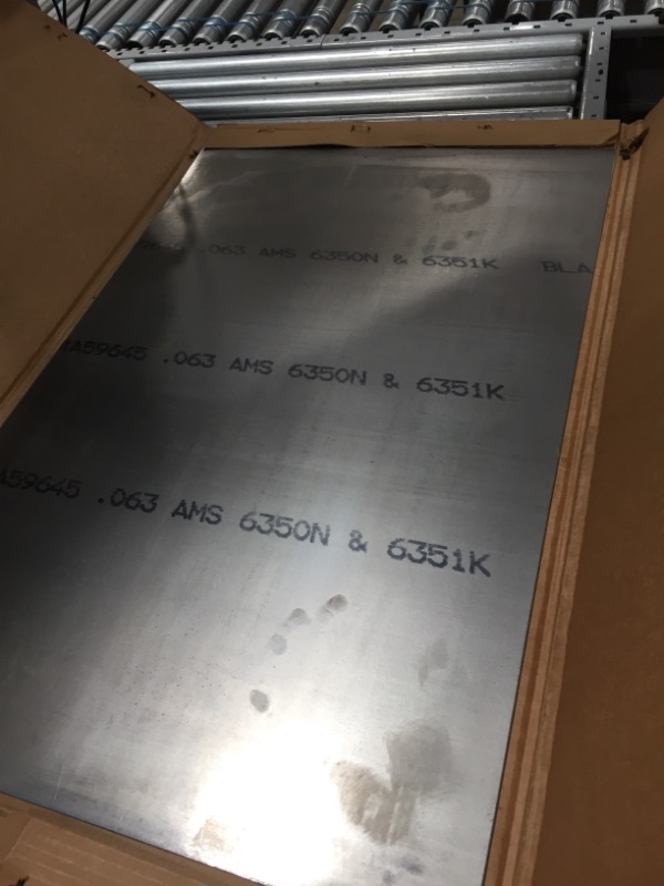 Photo 1 of 0.063" x 24" x 36", 4130 Chrome Moly Steel Sheet
