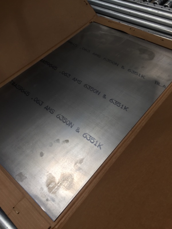 Photo 1 of 0.063" x 24" x 36", 4130 Chrome Moly Steel Sheet

